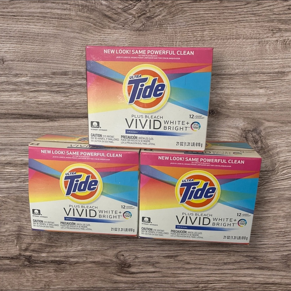 Ultra Tide ViVid White Bright Laundry Detergent Powder With Bleach Discontinued
